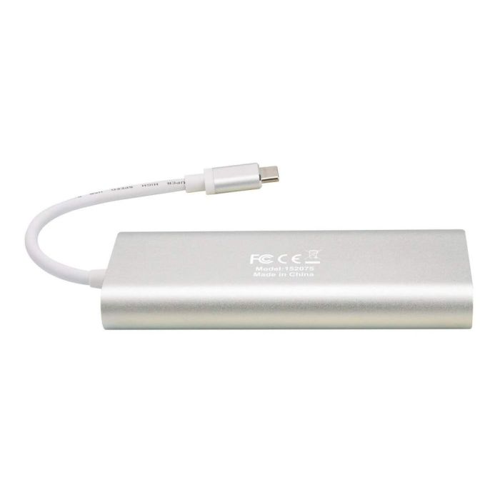 DOCK MANHATTAN REPLICADOR PUERTOS USB TIPO-C 6 EN 1 HDMIRJ45USB