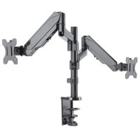 SOPORTE MONITOR MANHATTAN UNIVERSAL PARA 2 MONITORES 17 A 32 PISTÓN GAS HASTA 8 KG
