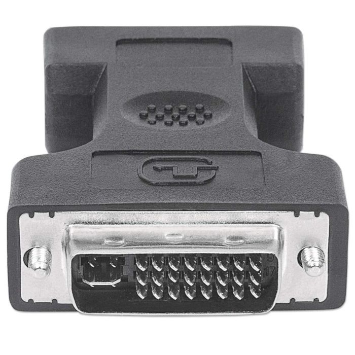 ADAPTADOR MANHATTAN DVI-A&D HD15H 29M COLOR NEGRO