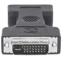 ADAPTADOR MANHATTAN DVI-A&D HD15H 29M COLOR NEGRO