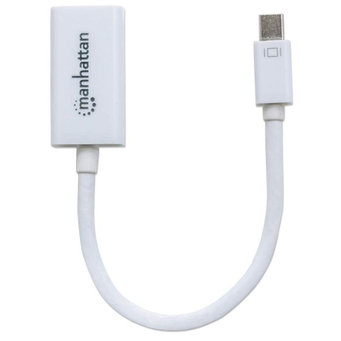 ADAPTADOR MANHATTAN MINI DISPLAYPORT A HDMI COLOR BLANCO