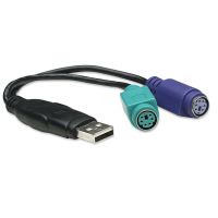 CONVERTIDOR MANHATTAN PS2 A USB 2 PUERTOS