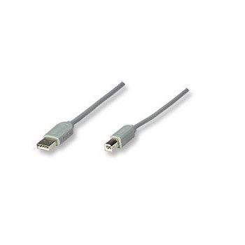 CABLE MANHATTAN USB A-B 4.5M COLOR GRIS   