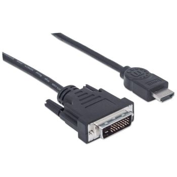 CABLE VIDEO HDMI MANHATTAN DVI-D M-M  1.8M 372503 2
