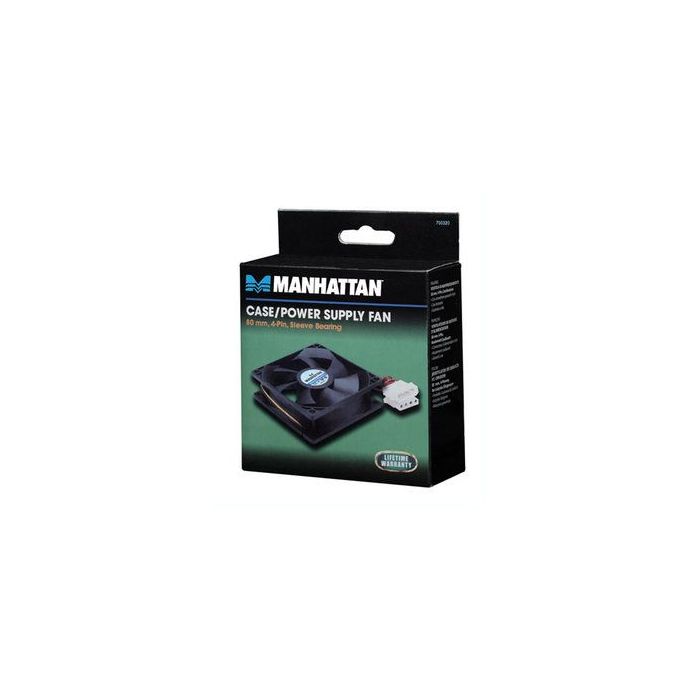VENTILADOR MANHATTAN 4 PINES PC 80X80X25 MM