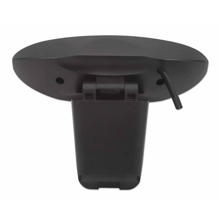 CÁMARA WEB MANHATTAN ALTA DEFINICIÓN HD 720P USB MICRÓFONO BASE AJUSTABLE COLOR NEGRO