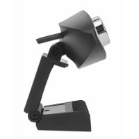 CÁMARA WEB MANHATTAN ALTA DEFINICIÓN HD 720P USB MICRÓFONO BASE AJUSTABLE COLOR NEGRO
