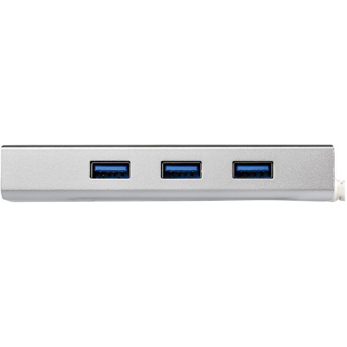 STARTECH.COM HUB LADRÓN USB 3.0 DE 3 PUERTOS CON ADAPTADOR DE RED ETHERNET GIGABIT - HUB CONCENTRADOR USB-A - ALIMENTADO