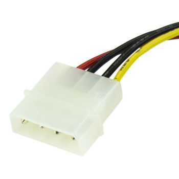 STARTECH.COM CABLE ADAPTADOR DE 15CM DE ALIMENTACIÓN MOLEX LP4 4 PINES A SATA 15 PINES 2