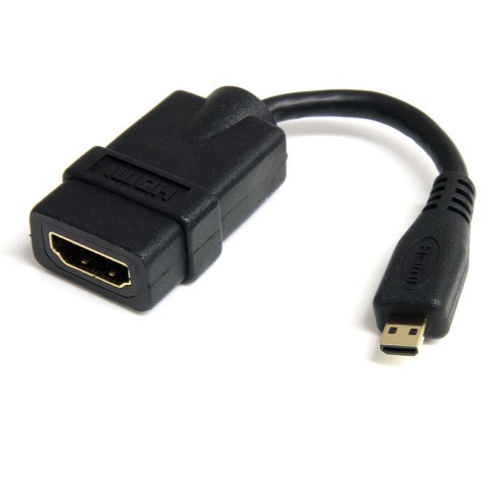 STARTECH.COM ADAPTADOR MICRO HDMI A HDMI - VÍDEO 4K 30HZ -CABLE ADAPTADOR DONGLE MICRO HDMI TIPO D DE ALTA VELOCIDAD A H