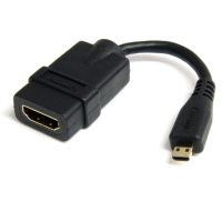 STARTECH.COM ADAPTADOR MICRO HDMI A HDMI - VÍDEO 4K 30HZ -CABLE ADAPTADOR DONGLE MICRO HDMI TIPO D DE ALTA VELOCIDAD A H