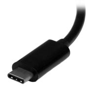 STARTECH.COM ADAPTADOR USB-C DE VÍDEO MULTIPUERTOS - 3EN1 - 4K 30HZ - NEGRO