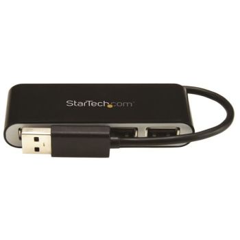 STARTECH.COM CONCENTRADOR LADRÓN USB 2.0 DE 4 PUERTOS CON CABLE INTEGRADO - HUB PORTÁTIL USB 2.0 2