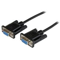 STARTECH.COM CABLE DE 2M NULO DE MÓDEM SERIE RS232 DB9 - HEMBRA A HEMBRA - COLOR NEGRO