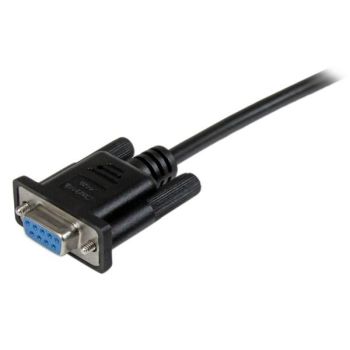 STARTECH.COM CABLE DE 2M NULO DE MÓDEM SERIE RS232 DB9 - HEMBRA A HEMBRA - COLOR NEGRO 2