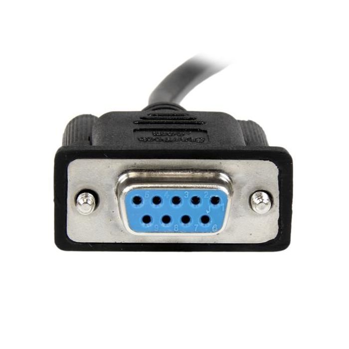 STARTECH.COM CABLE DE 2M NULO DE MÓDEM SERIE RS232 DB9 - HEMBRA A HEMBRA - COLOR NEGRO
