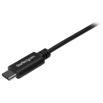 STARTECH.COM CABLE DE CARGA Y SINCRONIZACIÓN USB-A A USB-C DE 2M - CABLE DE DATOS USB-A A USB TIPO C - MM - NEGRO - CERT 2
