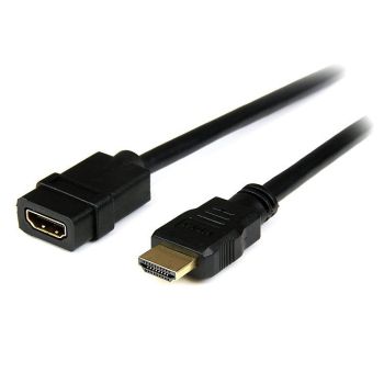 STARTECH.COM CABLE DE 2M EXTENSOR HDMI - CABLE HDMI MACHO A HEMBRA - CABLE ALARGADOR HDMI 4K - CABLE HDMI CON ETHERNET U