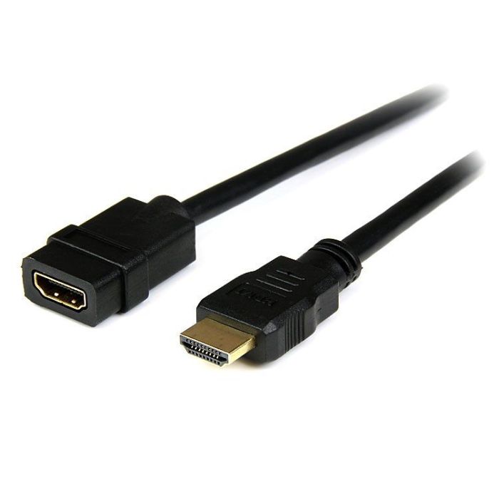 STARTECH.COM CABLE DE 2M EXTENSOR HDMI - CABLE HDMI MACHO A HEMBRA - CABLE ALARGADOR HDMI 4K - CABLE HDMI CON ETHERNET U