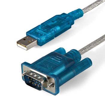 STARTECH.COM CABLE ADAPTADOR 0,9M USB A PUERTO SERIE SERIAL RS232 DB9 PC MAC LINUX