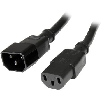 STARTECH.COM PXT100146 CABLE DE TRANSMISIÓN NEGRO 1,83 M C13 ACOPLADOR C14 ACOPLADOR