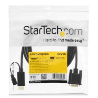 STARTECH.COM CABLE DE 1,8M CONVERSOR ACTIVO HDMI A VGA - ADAPTADOR 1920X1200 1080P