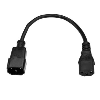 STARTECH.COM CABLE 14 AWG EXTENSOR DE EXTENSIÓN ESTÁNDAR DE 90CM DE ALIMENTACIÓN DE ORDENADOR C14 A C13 2
