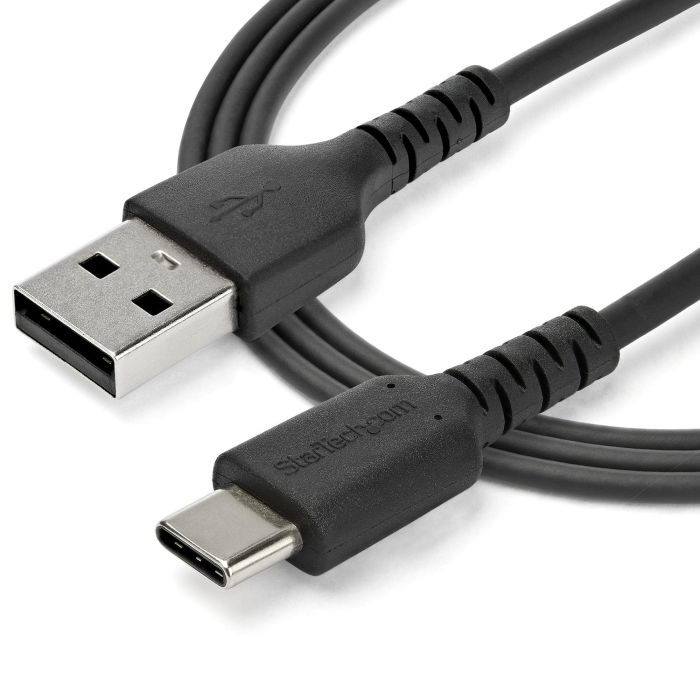 STARTECH.COM CABLE DE CARGA USB-A A USB-C DE 2M - CABLE DE CARGA RÁPIDA Y SINCRONIZACIÓN USB 2.0 DE SERVICIO PESADO - CA