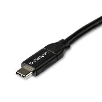 STARTECH.COM CABLE DE 2M USB-C A USB-C CON CAPACIDAD PARA ENTREGA DE ALIMENTACIÓN DE 5A - USB TIPOC - CABLE DE CARGA USB 2