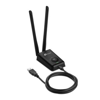 ADAPTADOR USB INALAMBRICO TP-LINK DE  ALTA POTENCIA 300MBPS 2 ANTENAS 2