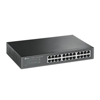 SWITCH TP-LINK TL-SG1024D 24 PUERTOS RJ45 GIGABIT 10  100  1000 NO ADMINISTRABLE CON AUTO MDI  MDI PARA ESCRITORIO O RAC 2