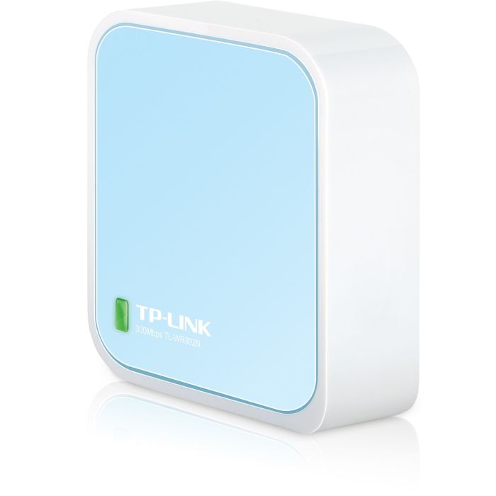 TP-LINK TL-WR802N ROUTER INALÁMBRICO ETHERNET RÁPIDO BANDA ÚNICA (2,4 GHZ) AZUL, BLANCO
