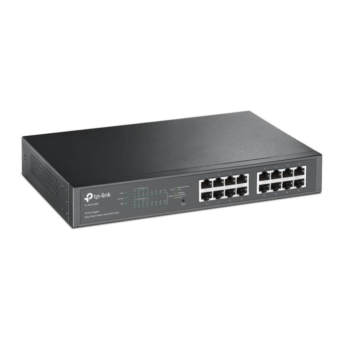 TP-LINK TL-SG1016PE SWITCH GESTIONADO L2 GIGABIT ETHERNET (101001000) ENERGÍA SOBRE ETHERNET (POE) NEGRO