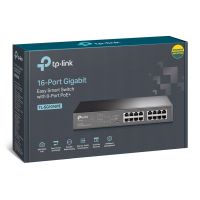 TP-LINK TL-SG1016PE SWITCH GESTIONADO L2 GIGABIT ETHERNET (101001000) ENERGÍA SOBRE ETHERNET (POE) NEGRO