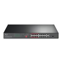 TP-LINK TL-SL1218P SWITCH NO ADMINISTRADO GIGABIT ETHERNET (101001000) ENERGÍA SOBRE ETHERNET (POE) 1U NEGRO