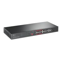 TP-LINK TL-SL1218P SWITCH NO ADMINISTRADO GIGABIT ETHERNET (101001000) ENERGÍA SOBRE ETHERNET (POE) 1U NEGRO