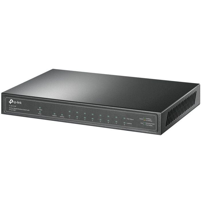 TP-LINK TL-SG1210P SWITCH NO ADMINISTRADO GIGABIT ETHERNET (101001000) ENERGÍA SOBRE ETHERNET (POE) GRIS