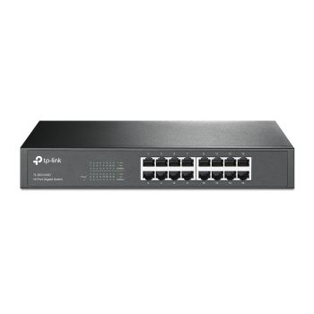 SWITCH TP-LINK 16 PUERTOS  RJ45 GIGABIT 10  100  1000 MBPS  NO ADMINISTRABLE  PARA ESCRITORIO O RACK DE 13