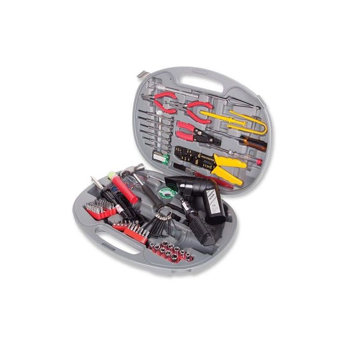 KIT HERRAMIENTAS MANHATTAN UNIVERSAL PARA COMPUTADORA 145 PZAS