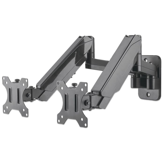 SOPORTE MONITOR MANHATTAN UNIVERSAL PARED PARA 2 MONITORES 17 A 32 PISTÓN HASTA 8 KG