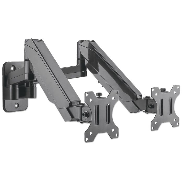 SOPORTE MONITOR MANHATTAN UNIVERSAL PARED PARA 2 MONITORES 17 A 32 PISTÓN HASTA 8 KG