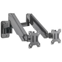 SOPORTE MONITOR MANHATTAN UNIVERSAL PARED PARA 2 MONITORES 17 A 32 PISTÓN HASTA 8 KG