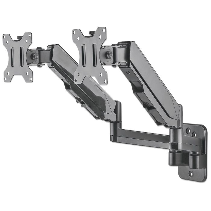SOPORTE MONITOR MANHATTAN UNIVERSAL PARED PARA 2 MONITORES 17 A 32 PISTÓN HASTA 8 KG