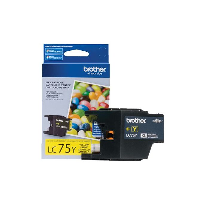 BROTHER LC75Y CARTUCHO DE TINTA 1 PIEZA(S) ORIGINAL ALTO RENDIMIENTO (XL) AMARILLO