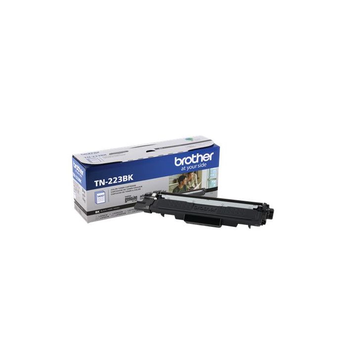 TóNER BROTHER GENUINE TN-223BK RENDIMIENTO ESTáNDAR 1400 PáGINAS COLOR NEGRO
