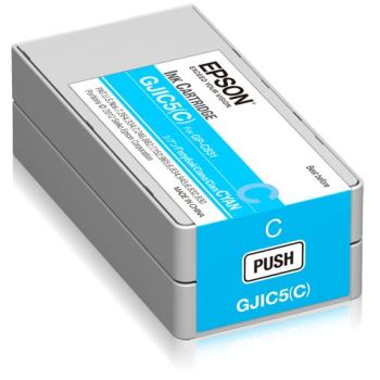 EPSON GJIC5(C)  INK CARTRIDGE FOR COLORWORKS C831 (CYAN) (MOQ10)