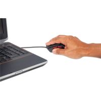 MOUSE MANHATTAN GAMING ÓPTICO LED USB 6 BOTONES COLOR NEGRO